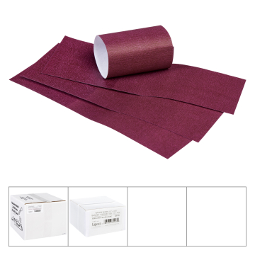 LAPACO NAPKIN BAND FLAT   BURGUNDY