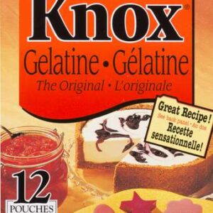 Knox The Original Unflavoured Gelatin |  Case Of 12 Pouches Of 12 Boxes = 144 Pouches