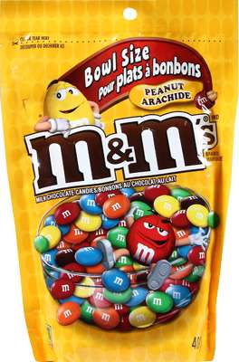 M&M's Peanut Bowl Size Bag (400 g)