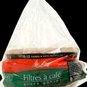 Melitta Brown Basket Coffee Filters 100-Count package