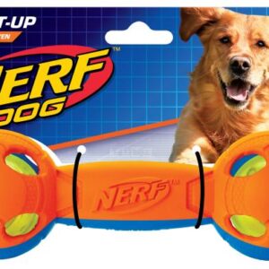 LED BASH BARBELL DOG TOY