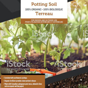 POTTING MIX 100% ORGANIC 42-L