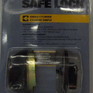 SAFELOCK DEADBOLT SATIN CHROME
