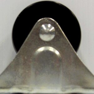 RIGID CASTER RUBBER WHEEL 2.5-IN