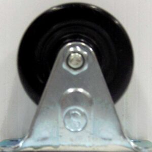 RIGID CASTER RUBBER WHEEL 1.5-IN