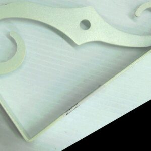 SHELF BRACKET WHITE 5 X 3 1/2-IN