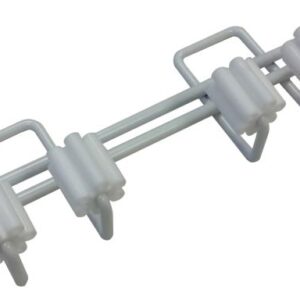 MOP AND BROOM GRIP CLIP WHITE 6-IN