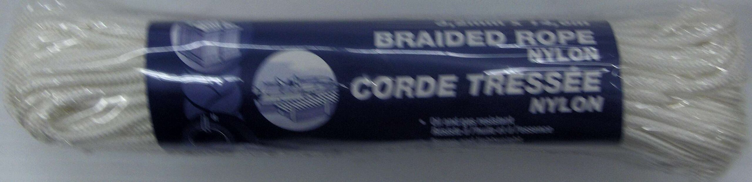 NYLON ROPE BRAIDED 1/8-IN X 48-FT