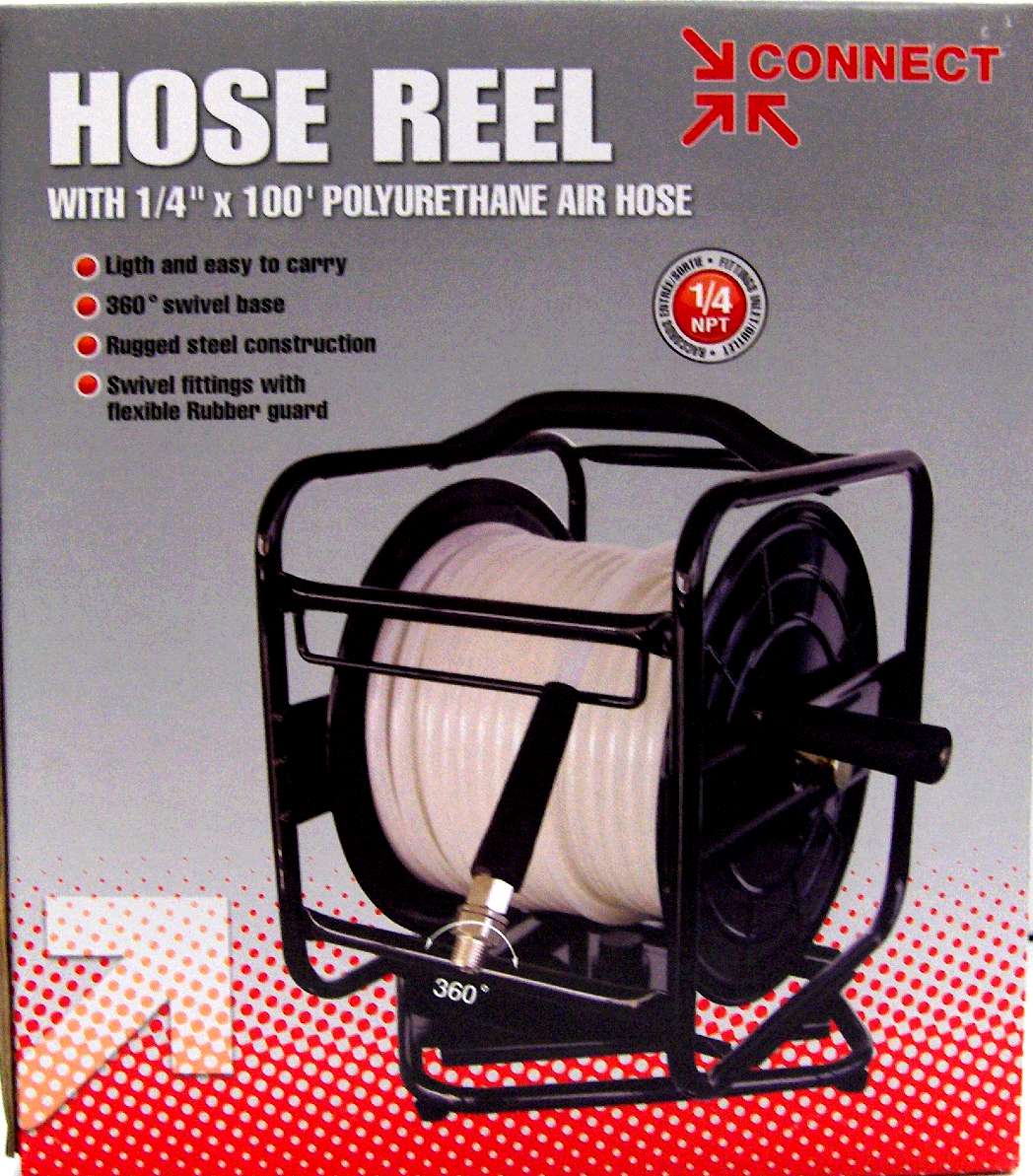 AIR HOSE REEL POLY 1/4-IN X 100-FT – Supply Beaver