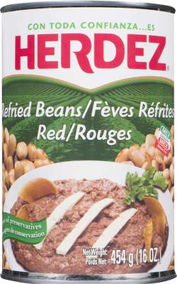 HERDEZ REFRIED BEANS RED