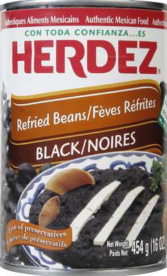 HERDEZ REFRIED BEANS BLK
