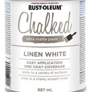 CHALKED MATTE PAINT WHITE 887-ML
