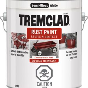 RUST PAINT SEMI GLOSS WHITE 3.78-L