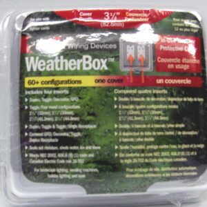 WHILE IN USE COVER 2 GANG WHITE