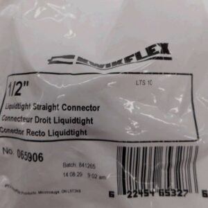 PVC STRAIGHT CONNECTOR 1/2-IN