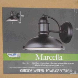 MARCELLA OUTDOOR DOWNLIGHT BLACK