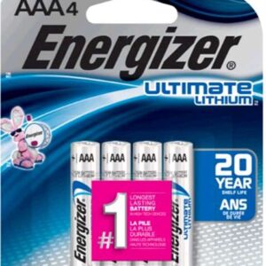ULTIMATE LITHIUM BATTERY AAA 4 PACK