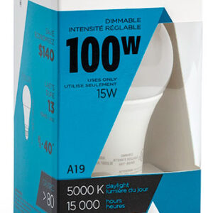 A19 LED BULB 16W 5000K DIMMABLE