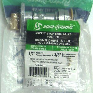 SUPPLY STOP ANGLE 1/2PF X 3/8 COMP