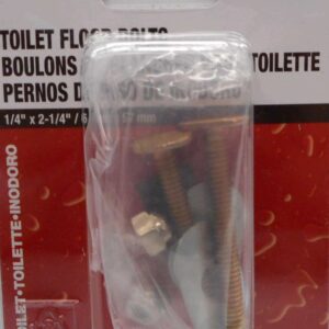 TOILET FLOOR BOLTS 1/4 X 2 1/4-IN