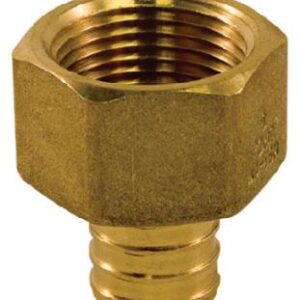 PEX BRASS ADAPTER 3/4 PEX X 1/2 FIP