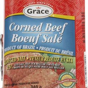 GRACE CORNED BEEF REDUCED  SALT