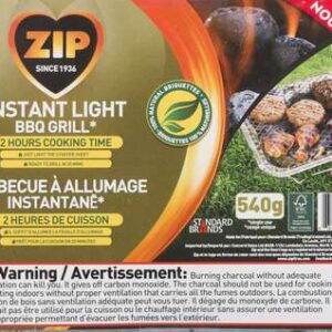 ZIP INSTNT LGHT BBQ GRLL