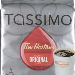 Tassimo Tim Hortons Coffee T-Discs 14-count — case of 5