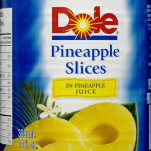 Dole Pineapple Slices in Juice 24 × 398ml case