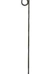 SINGLE SHEPHERD HOOK BLACK 64-IN