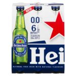 HEINEKN NO/ALC BEER 6X330  -GLASS