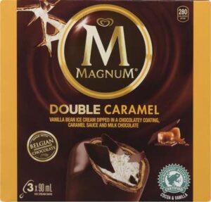 MAGNUM DBLE CARAMEL I/C   BARS