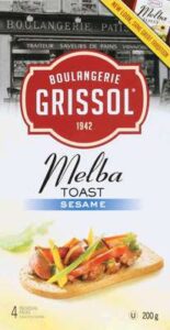 GRISSL MELBA TOAST SESAME