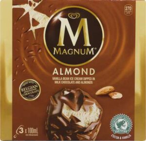 MAGNUM ALMOND I/C BARS    -Z