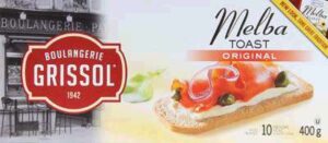 GRISSOL MELBA TOAST PLAIN