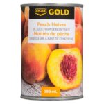 C.GLD PEACH HALF PEAR JCE