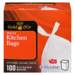 C.GLD WHT KITCH BG 20X21