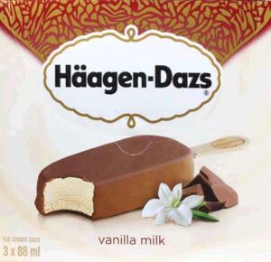 HAAGEN DAZS MILK CHOC BAR 88ML-Z