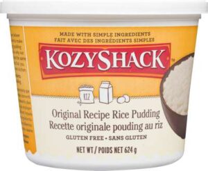KOZY SH PUDDING TUBS-ORIG RICE-C