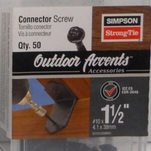OUTDOOR ACCENT T40 SCREW 1.5IN 50PK