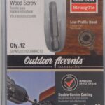 OUTDOOR ACCENT T40 SCREW 3.5IN 12PK