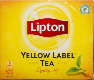 LIPT BLACK TEA YELL LABEL