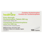 H ONE ACETAMIN  CAPLET    500MG
