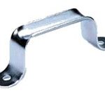 BARN DOOR BOW HANDLE ZINC PLATED