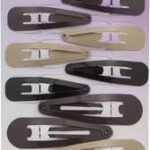 GOODY SILVER CONTOUR BARRETTES