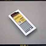 METAL CEILING REGISTER 4X10IN WHITE