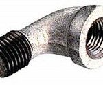 GALVANIZED STREET ELBOW 90 DEG 3/8