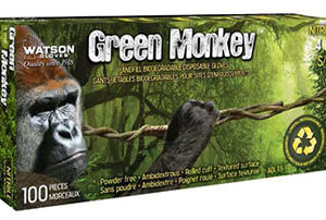 DISPOSABLE NITRILE GLOVE SZ L 100PK