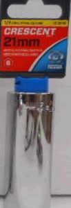 DEEP SOCKET 1/2-IN DRIVE 21-MM