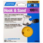 HOOK SAND DISC 100 GRIT 5-IN 25 PK
